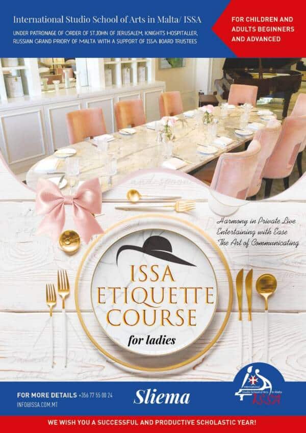 ETIQUETTE SCHOOL FOR LADIES & GENTLEMEN (ADULTS) - 60 min Trial Lesson (GROUP)